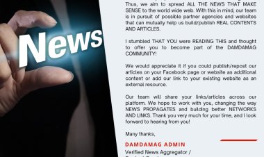 DAMDAMAG OFFICIAL MESSAGE OF PARTNERSHIP