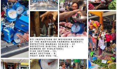 DTI , LGU INSPECTS WEIGHING SCALES IN NARVACAN, ILOCOS SUR
