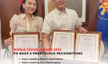PH BAGS 3 PRESTIGIOUS RECOGNITIONS AT WORLD TRAVEL AWARD 2022