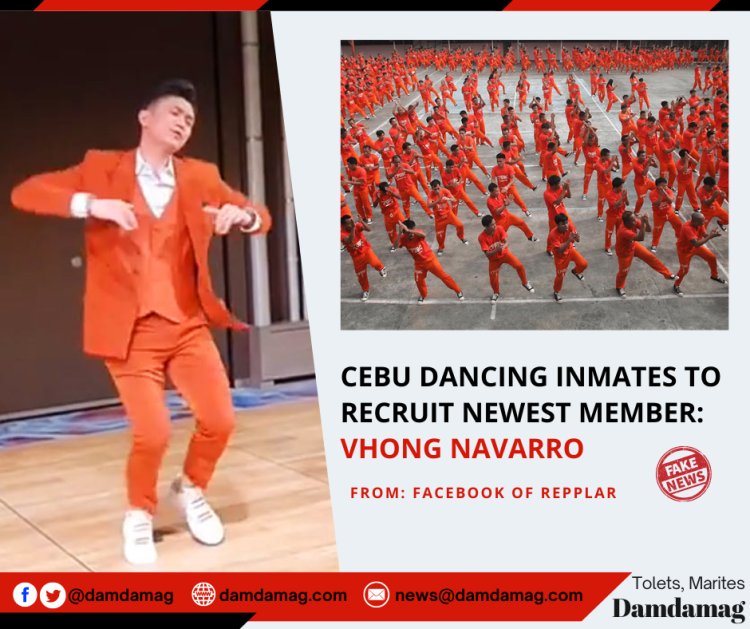 CEBU DANCING INMATES TO RECRUIT NEWEST MEMBER: VHONG NAVARRO
